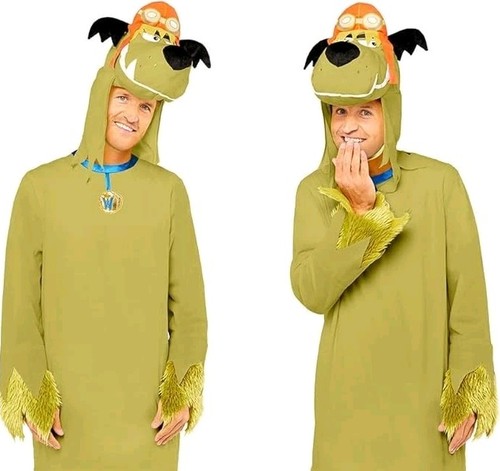 Mens large wacky races mutley - wacky,