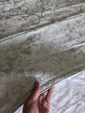 Beautiful Duck Egg Damask Lined Roman Blind