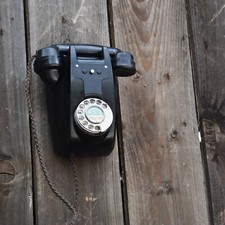 Vintage GPO Call Exchange 321L Bakelite Wall Fleet Street Rotary Telephone Prop