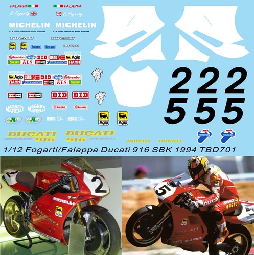 Decals for ducati 916 - ducati,