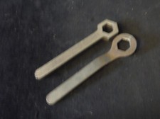 2 X VINTAGE CAST IRON SINGLE