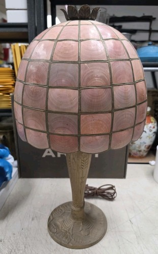 Vintage capiz shell leaded - vintage,