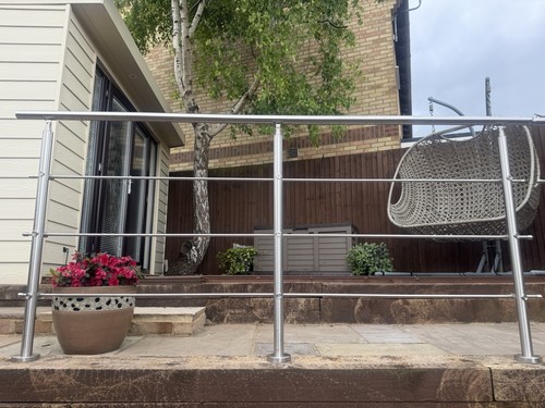 Stainless steel balustrade - stainless,