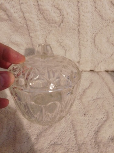 Vintage clear cut glass - vintage,