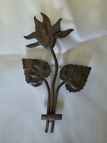Vintage art nouveau bronze - art,