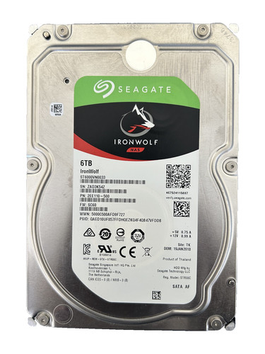 Seagate ironwolf 6tb 6g - seagate,