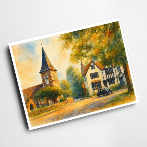 Print merrow church - a6,