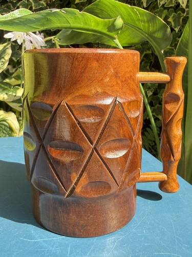 Vintage hand carved - vintage, wooden