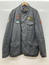 Replay Green Patched Field Military Jacket Badged Size XXL RARE VGC