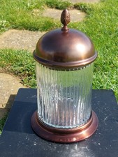 Vintage ribbed glass - ribbed,