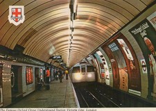 London Postcard - Oxford Circus Underground Station SW20322