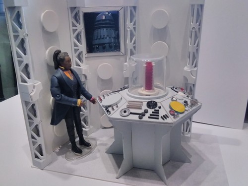 Custom tardis console with - a,