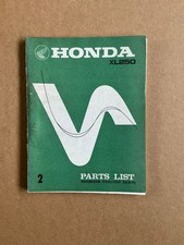 Genuine honda xl250 - genuine,