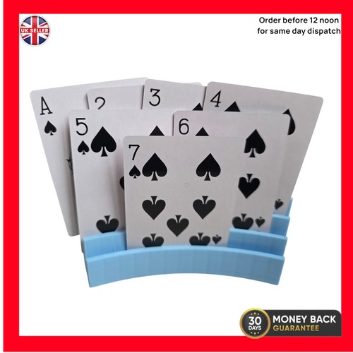 Hands free playing card holder - card,