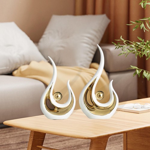 Abstract statue ornament - 2x,