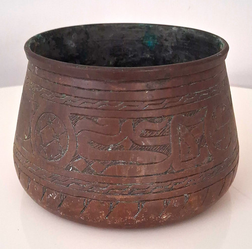 Antique hand hammered tinned - hand,
