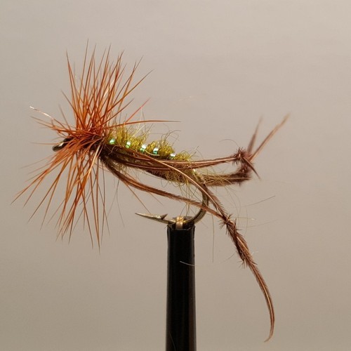 Olive hopper fly - fly, fishing
