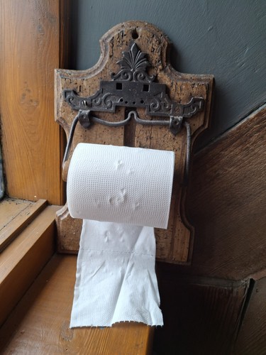 Antique brass toilet - antique,