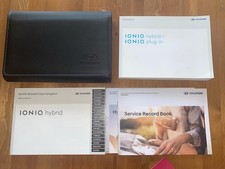 HYUNDAI IONIQ HYBRID 16-20 HANDBOOK OWNERS MANUAL NAVI BLANK SERVICE BOOK