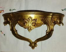 Vtg Gold Ornate Syroco Wall