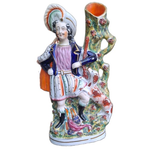 Staffordshire figure hunter - figure,
