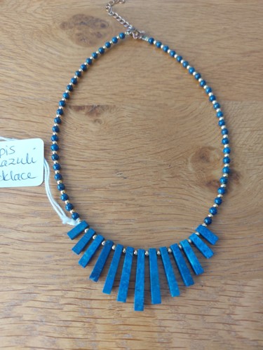 Real lapis lazuli blue - blue, unusual