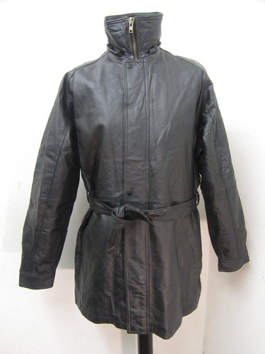 Vintage usa leather trench - vintage,