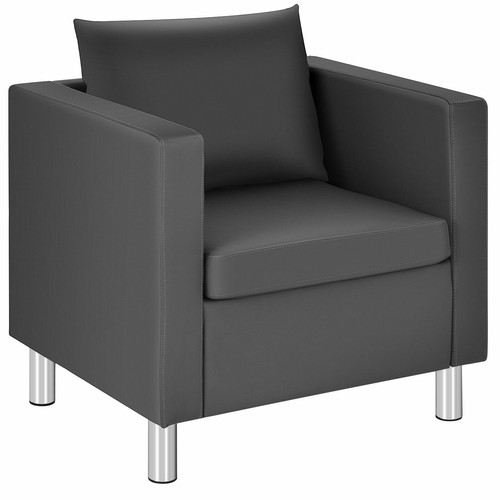 Single sofa seat leather - sofa, pu
