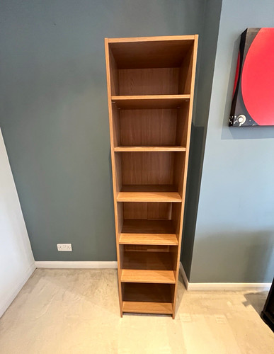 Tall narrow brown - wooden, open