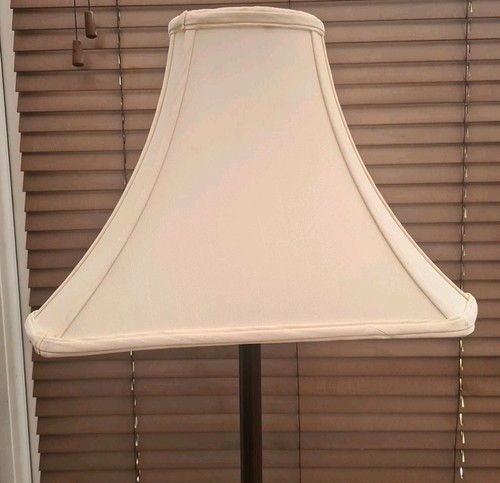 Cream vintage lamp - vintage, shade