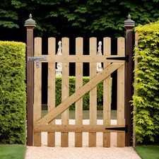 6ft wood picket garden - 3/4/5/6ft,