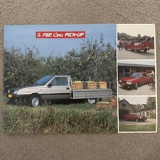 FSO Caro Pick-Up 1.9D 1993-95 UK Market Foldout Sales Brochure