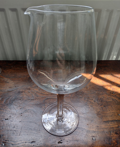 Giant red wine glass decanter - red,