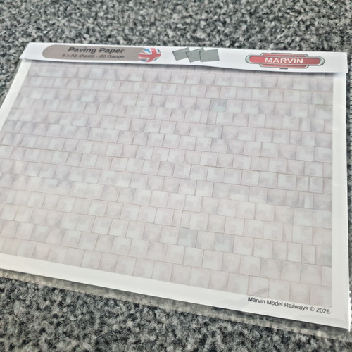 Light grey paving paper - light,