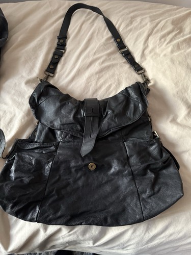 Ladies black leather zara bag - ladies,