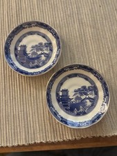 Ringtones Original Exclusive willow pattern Design Two Saucers
