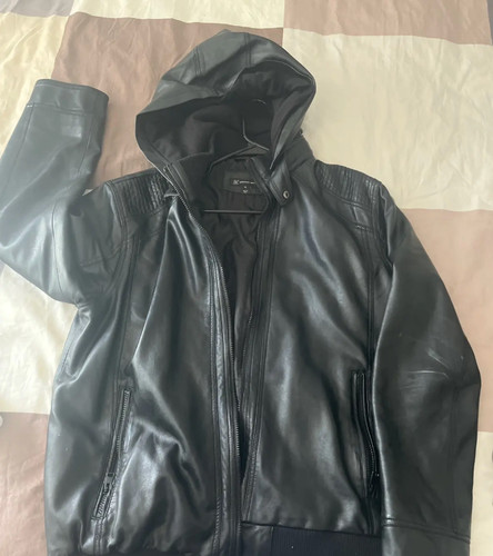 Leather jacket used - jacket,