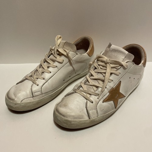 Golden goose superstar white - golden,
