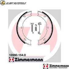 Brake shoe set parking brake