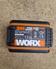 WORX 18V 20V MAX 2.0Ah Battery.Genuine Worx Product. Brand new- no box