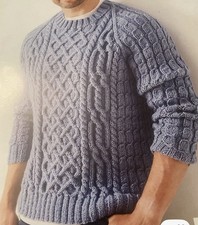 ARAN HAND KNITTED