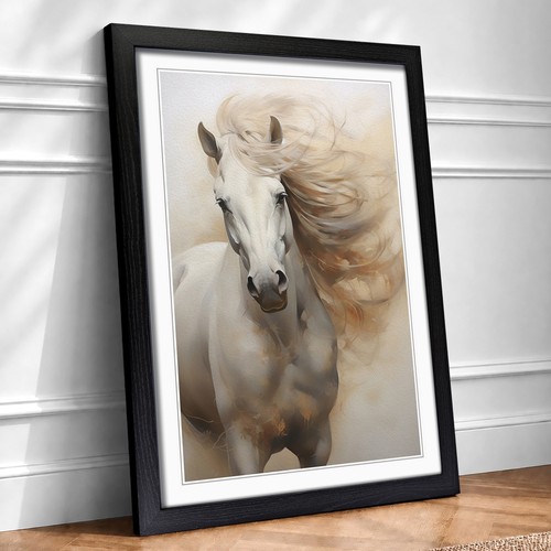 Horse informel framed wall - framed, art