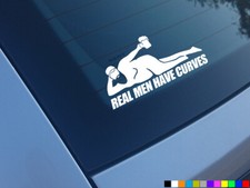 REAL MEN HAVE CURVES FUNNY CAR