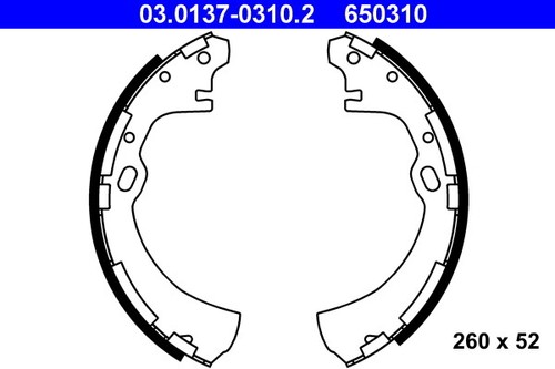 Ate 0137 0310 brake - 03.0137-0310.2,
