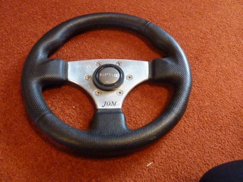 Jom raid leather steering - jom,