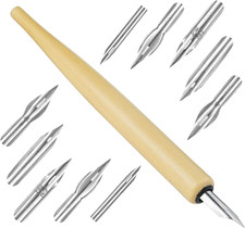1 Pcs Dip Pen, Ten Stainless
