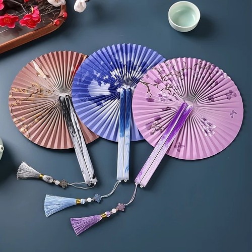 Paper fan chinese floral - paper,