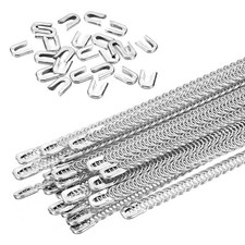 24 Pcs Metal Steel Spiral