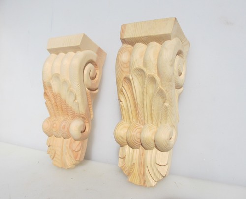 Large wooden corbels brackets - large,