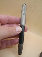 Vintage Barclay 1302 Czechoslovakian Solid Silver Fountain Pen 1940's Rare